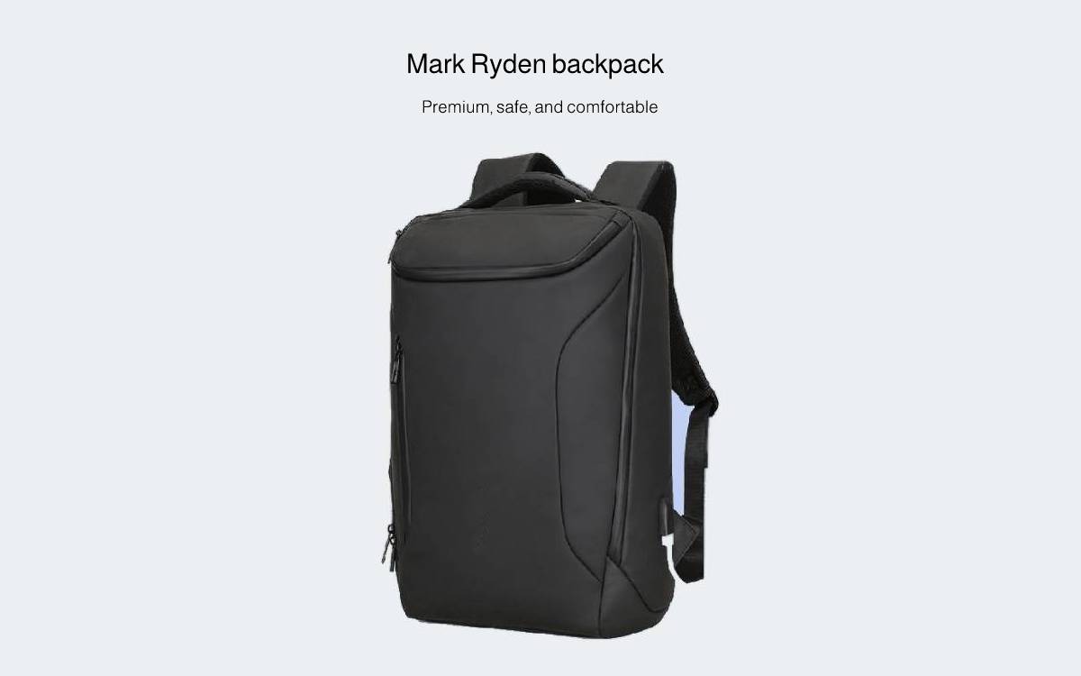 Anti theft Laptop Backpack by Mark Ryden